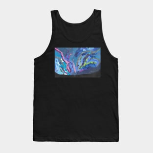 Northern Lights on an Alaskan night Tank Top